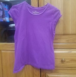 Purple tee